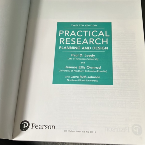 Practical Research Planning and Design 12th Edition - Picture 3 of 3